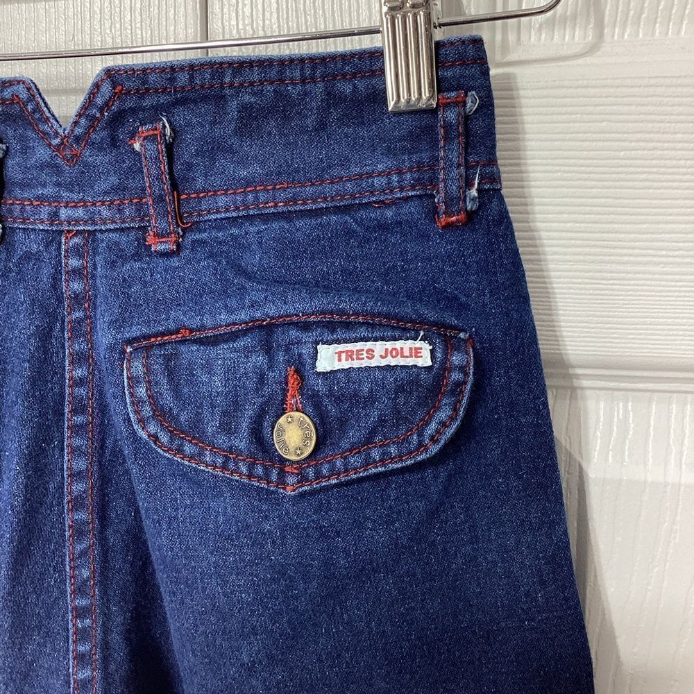 Tres Jolie Vintage Jeans Straight Leg High Waist